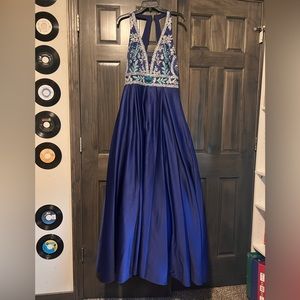 Blondie Nites prom dress navy blue
